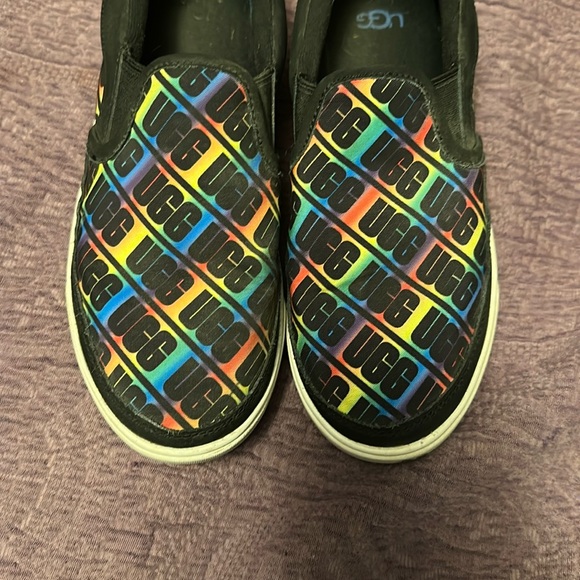 UGG Black Sneakers with Woven Design - Picture 9 of 9